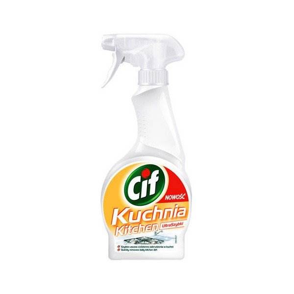 Płyn CIF spray kuchnia 500 ml żółty