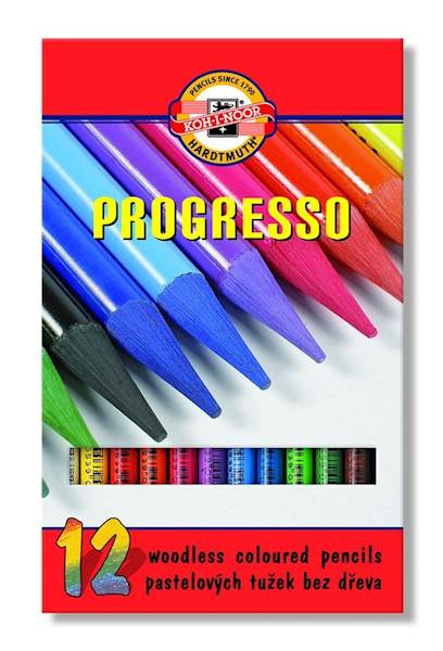 Kredki 12 kol. Progresso KOH-I-NOOR