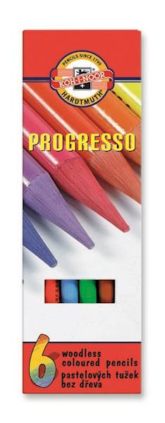Kredki 6 kol. Progresso KOH-I  