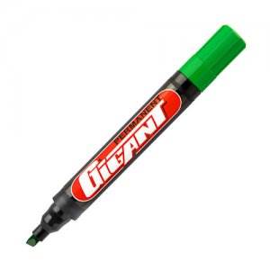 Marker perm. GIGANT ścięty zielony KAMET