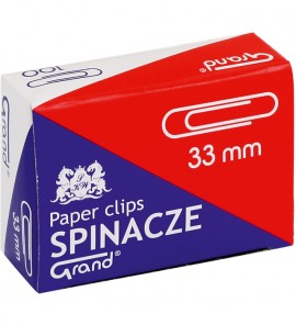 Spinacz biur. 33 mm okrą. a'100 GRAND
