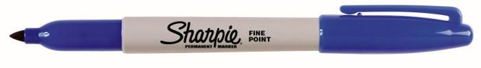 Marker perm. SHARPIE FINE niebieski