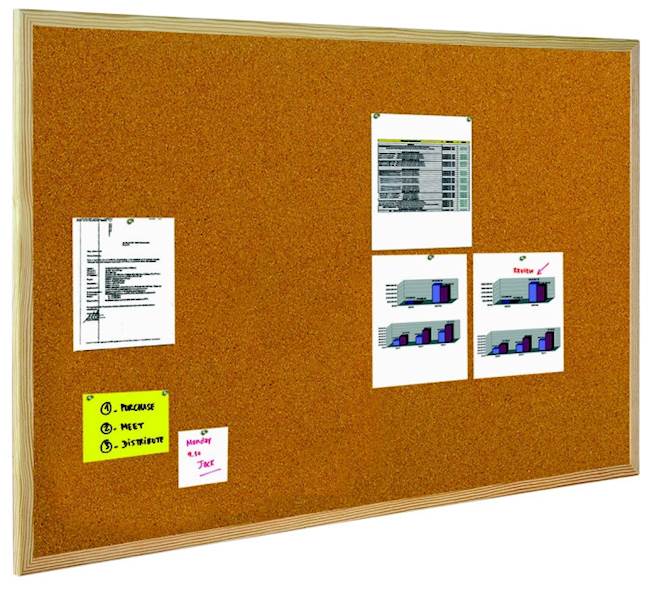Tablica korkowa 40x50 r. drew. Bi-Office /DON