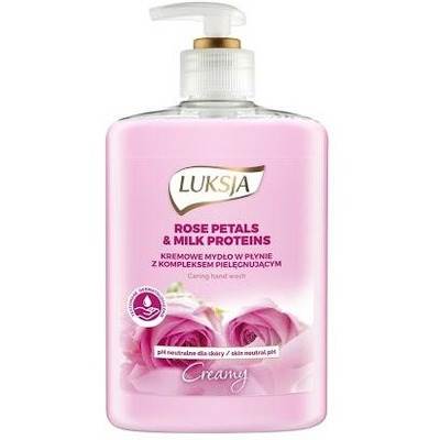 Mydło w płynie LUKSJA 500 ml dozow. płatki róży 