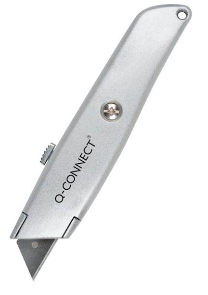 Nóż do tapet tapicerski metalowy Q-CONNEC KF10633 