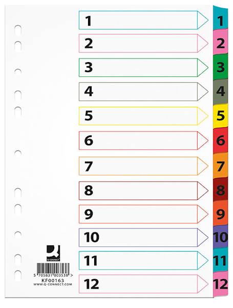 Przekł. MYLAR A4 1-12 kolor. KF00163