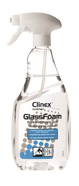 Pianka CLINEX GLASS do szyb i luster 650 ml