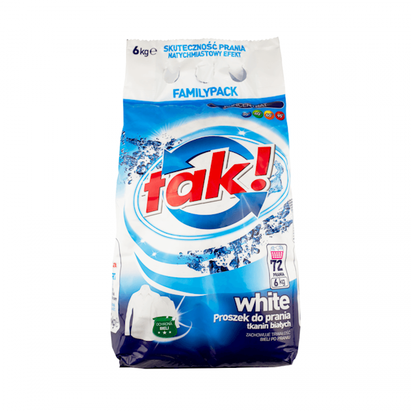 Proszek TAK 6 kg biały