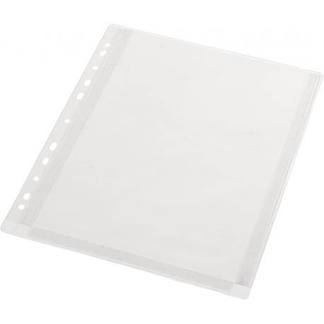 Obwoluta A4 a'10 szt. PVC przestrzen. z klapką