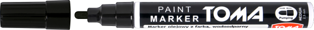 Marker olej. TOMA TO-440 gru. 2,5 mm czarny 