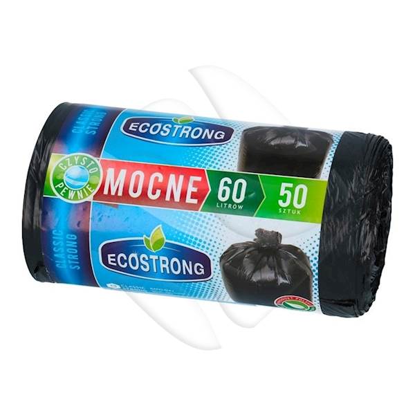 Worki na śmieci 60 L LD a'50 czarne ECO IKA