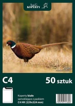 Koperta C4 biała HK pas. samop. a'50 konfek.