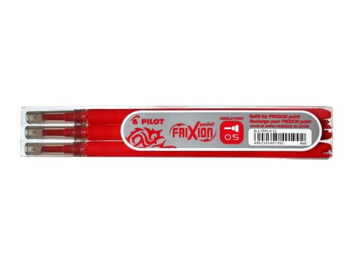 Wkład PILOT FRIXION a'3 szt. 0.5 czerwony
