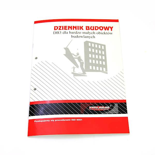 Druk dziennik budowy DB3 dla b.mał.obiek.budoP14