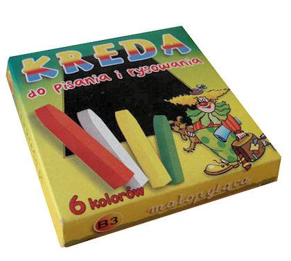 Kreda tabl. kolor mała B3 a'6 /M