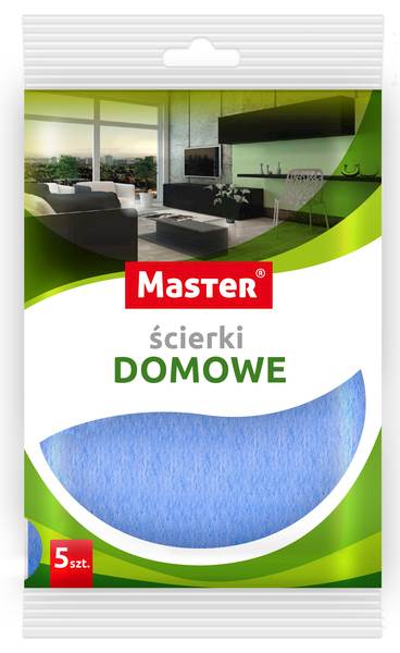Ścierka domowa uniwers. S107 a'5 szt.  MASTER