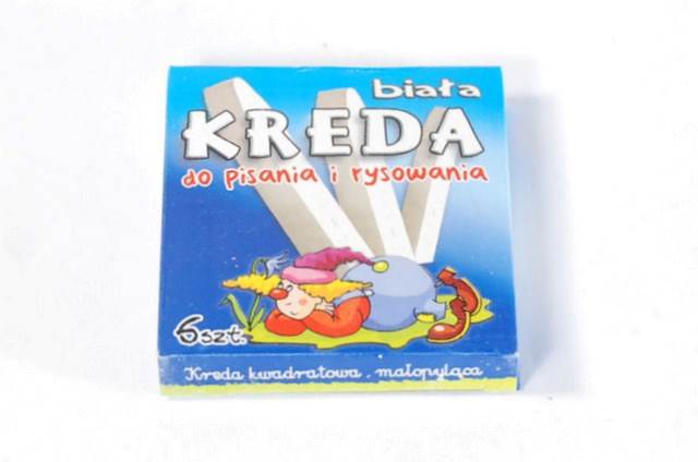 Kreda tabl. biała mała B2 a'6 /M