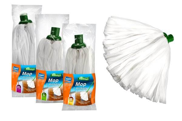 Mop sznurkowy Premium L okrągły RAVI  