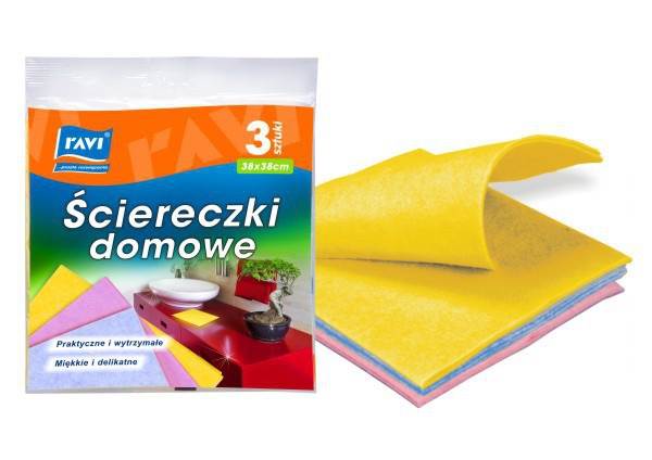 Ściereczka domowa 38x38 a'3 szt. RAVI