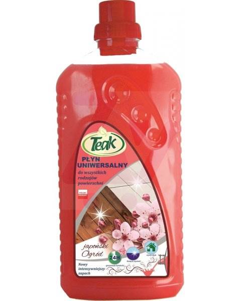 Płyn TEAK uniwers. 1 L japoński ogród czerw.