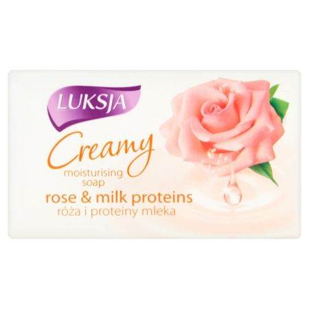 Mydło LUKSJA CREAMY 90 g Rose & milk protein 