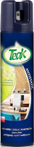 Pianka spray do mebli Teak 300 ml ANTISTATIC