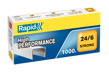 Zszywki 24/6 RAPID STRONG a'1000 szt. 1M