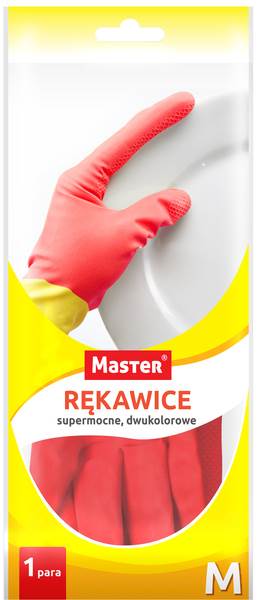 Rękawice gosp. dwukolorowe MASTER M S-131
