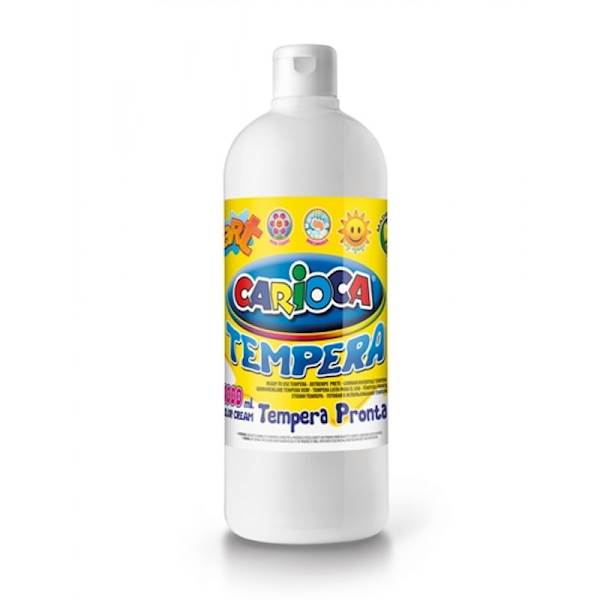 Farby temp. CARIOCA 1000 ml biała