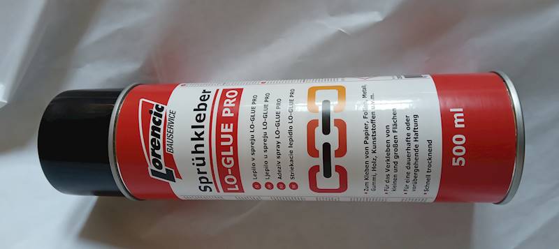 Klej w aerozolu GLUE 500ml