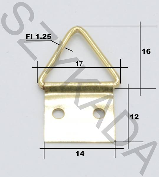 USZKO ŁAMANE 14mm (wzór 4)