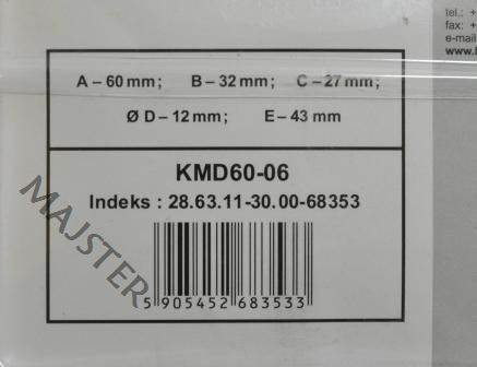 KŁÓDKA MOSIĘ.WZMOCN.KMD60
