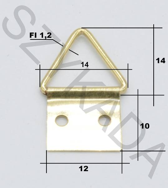 USZKO ŁAMANE 12mm (wzór 3)