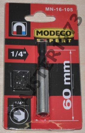 UCHWYT DO GROTÓW 1/4 MAGN.60 MM ALUMINIUM