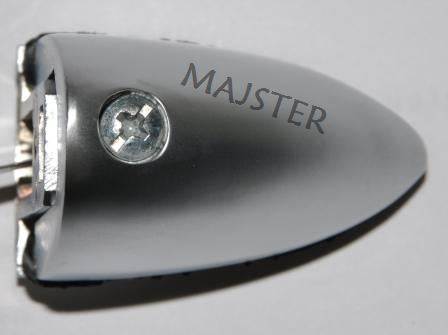 WSPORNIK POŁKI SZKLAN.PELIKAN SREB.MAT 43X42 MM