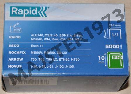 ZSZYWKI TAPIC. 140/10 MM 5000 SZT HIGH PERFORMANCE
