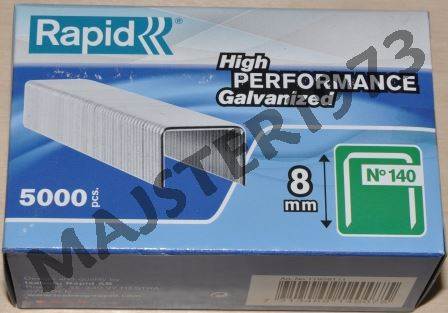 ZSZYWKI TAPIC. 140/8 MM 5000 SZT HIGH PERFORMANCE