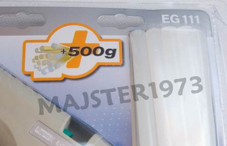 PISTOLET DO KLEJU 250W EG 111 + 500 G KLEJU