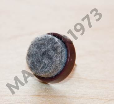 ŚLIZG POJEDYŃCZY Z FILCEM BRĄZ FI 18X8 MM