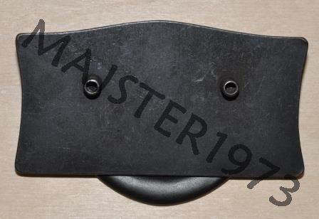 UCHWYT KOŁATKA Z TARCZKĄ 90X48 MM CZARNY MAT
