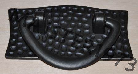 UCHWYT KOŁATKA Z TARCZKĄ 90X48 MM CZARNY MAT