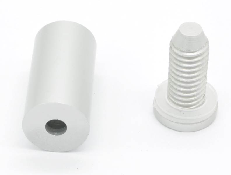 MOCOWANIE SZYLDU ALUMINIUM ANODOWANE FI 13 X 25 MM
