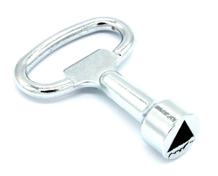 KLUCZ KŁÓDKI ENERGETYCZNEJ TRÓJKĄT CHROM 9.1 MM