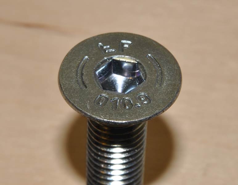 ŚRUBA STOŻKOWA Z PEŁ.GW. 12X50 NA IMBUS 6 OC. 10.9