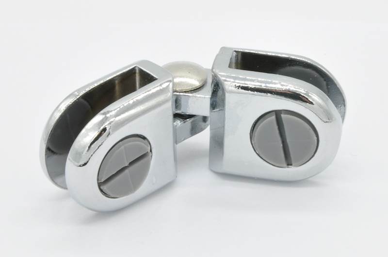 ZAWIAS SZYBY CHROM TYP SZKŁO-SZKŁO 4-5,5 MM