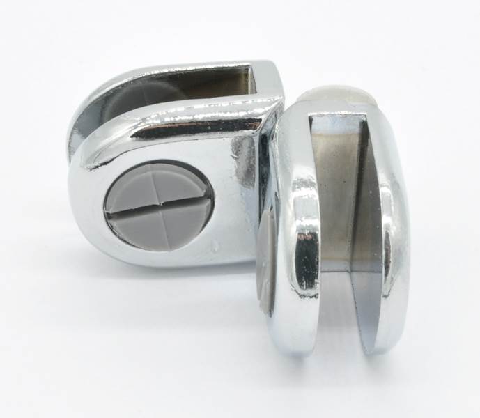 ZAWIAS SZYBY CHROM TYP SZKŁO-SZKŁO 4-5,5 MM