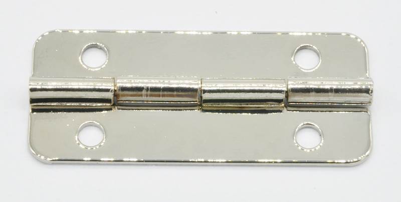ZAWIAS SZKATUŁKI NIKIEL 37X16X0,7 MM