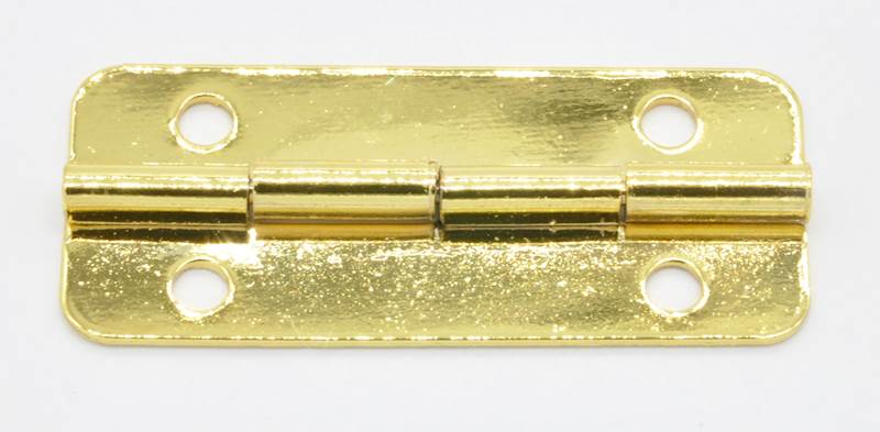 ZAWIAS SZKATUŁKI MOSIĄDZ 37X16X0,7 MM