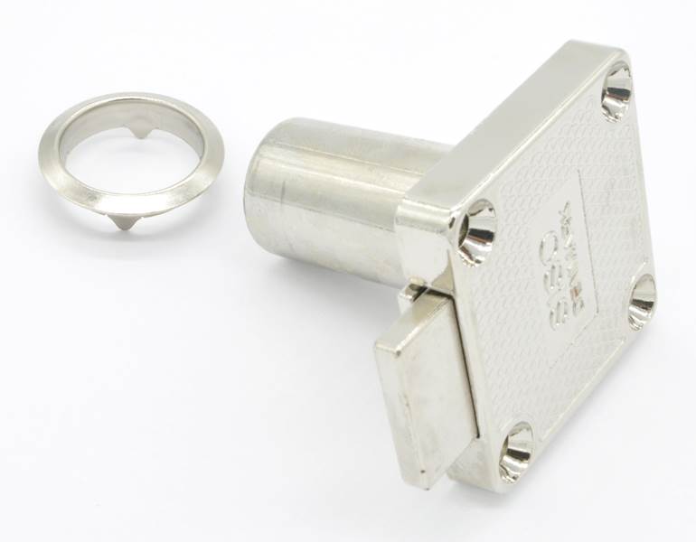 ZAMEK MEBLOWY FI 19X38 MM POD JEDEN KLUCZ