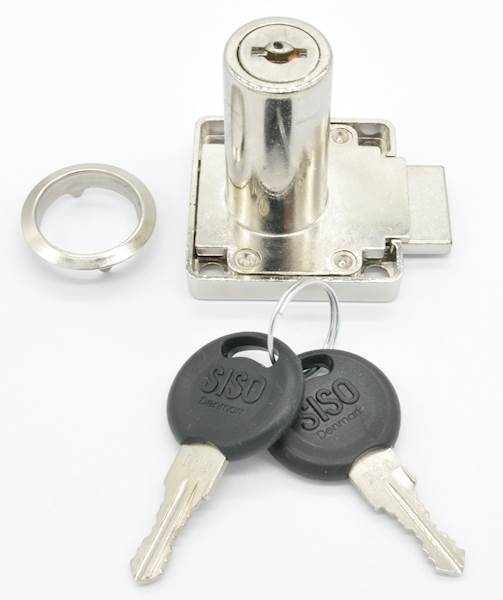 ZAMEK MEBLOWY FI 19X38 MM POD JEDEN KLUCZ